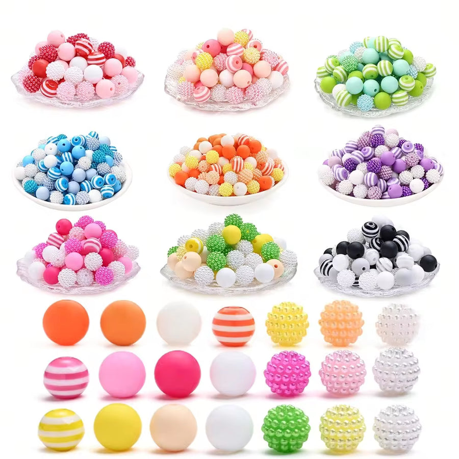 70pcs Colorful Gradient Silicone & Acrylic Bead Set, Orange/Pink/Red/Blue/Purple, Suitable For Home Decor, Beaded Curtain DIY, Jewelry Making, Bracelets, Necklaces, Phone Charms, Bag Accessories, Creative Handicrafts, Gifts For Loved Ones