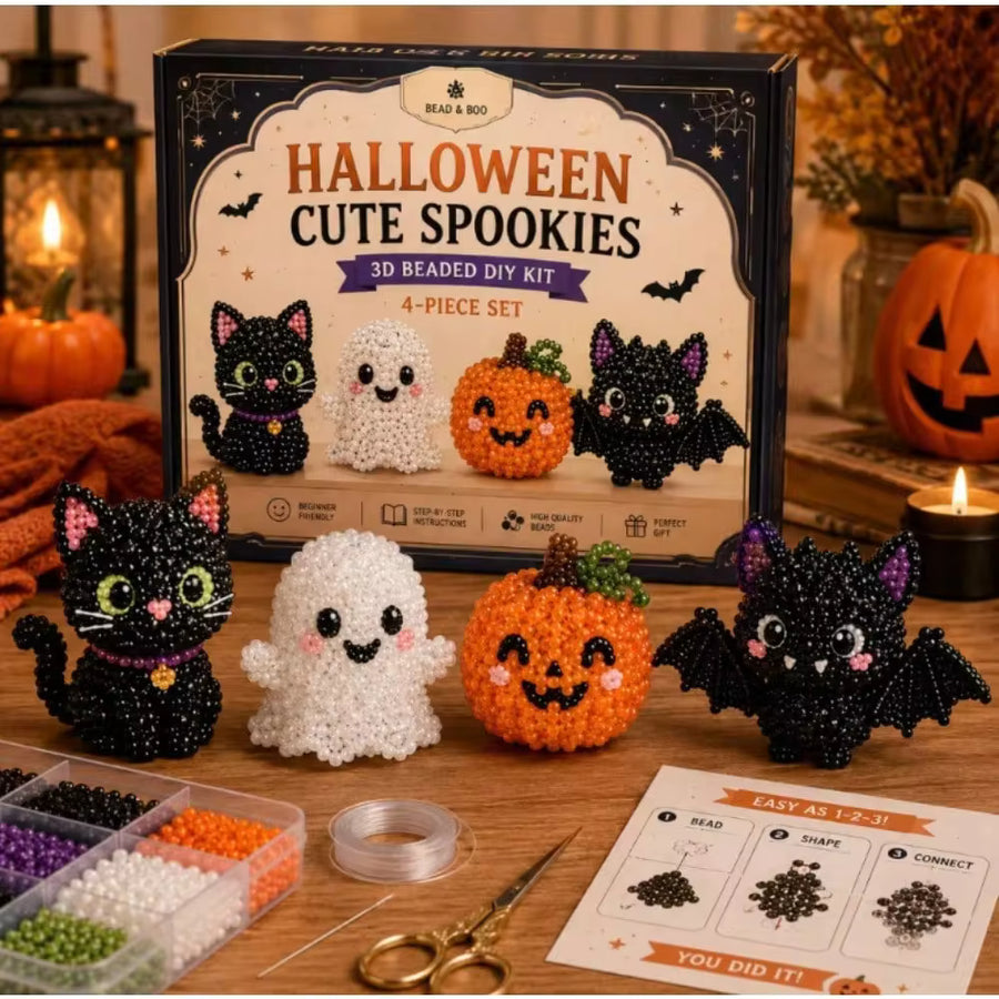 Adult And Teenager Animal Beading Kit, Cute 3D Animal Beading DIY Set, Includes Colorful Beads And Instructions, For Creative Jewelry Art Projects